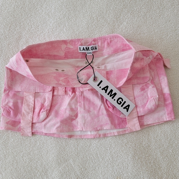I.AM.GIA Eydis cargo mini skirt XXS NWT - Picture 3 of 7